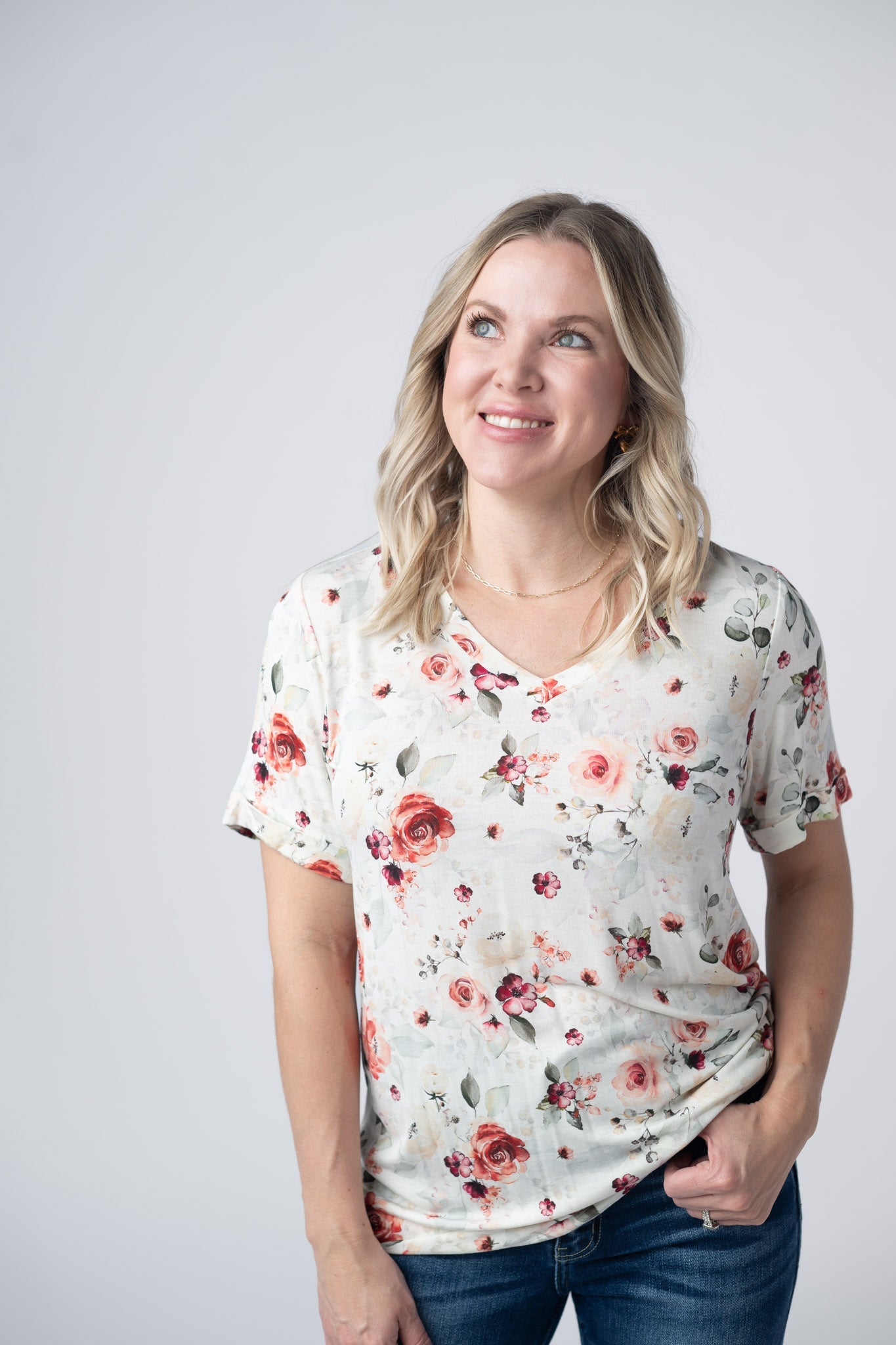 Michelle Mae Sophie Tee - Pink Bloom