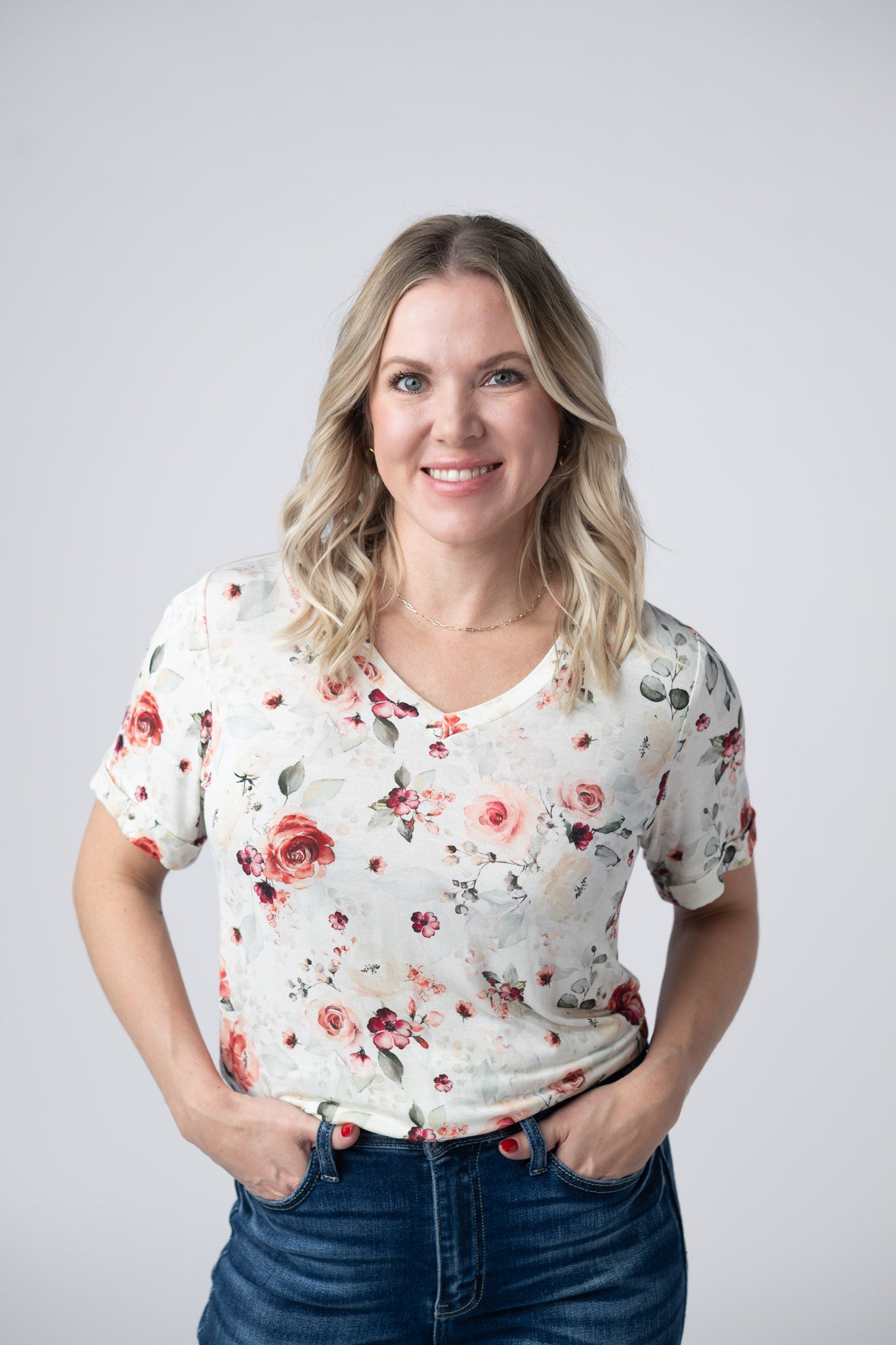 Michelle Mae Sophie Tee - Pink Bloom