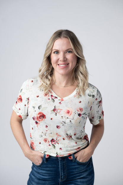 Michelle Mae Sophie Tee - Pink Bloom