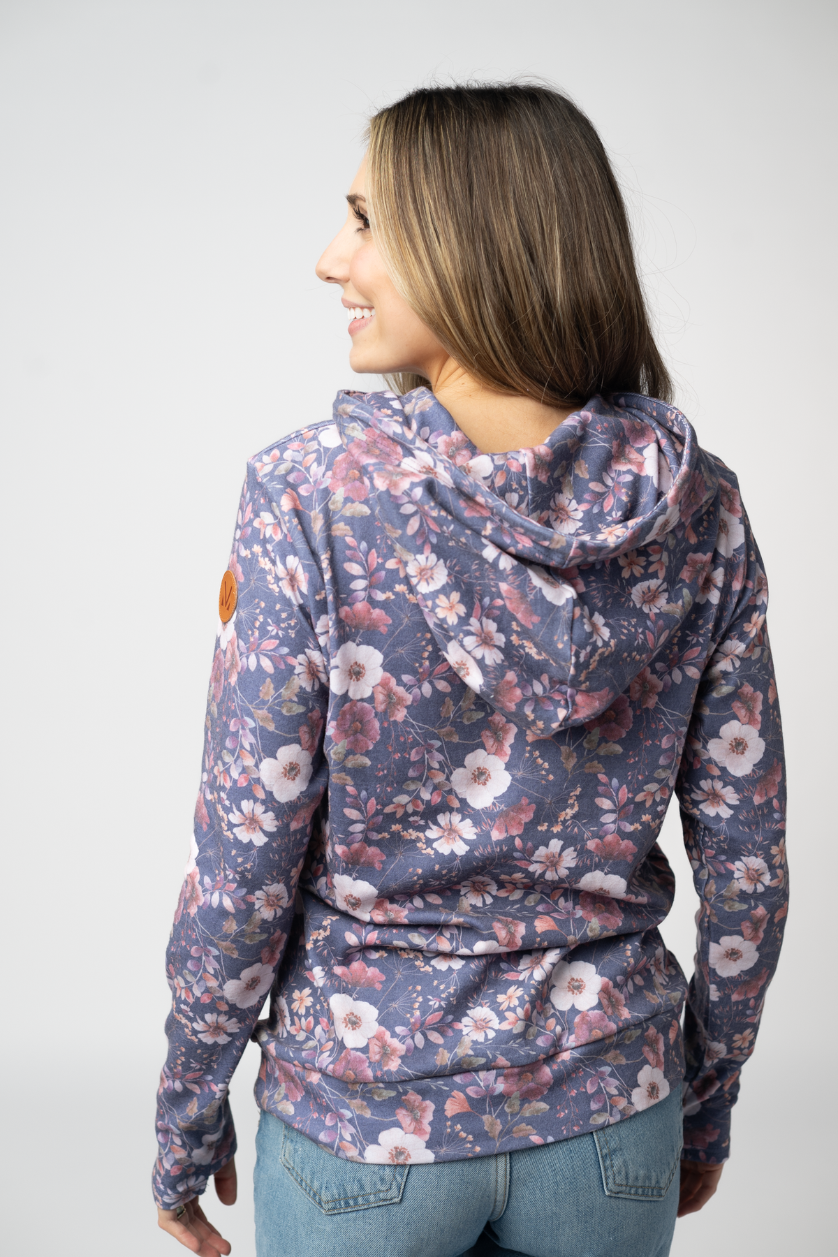 Michelle Mae Ashley Hoodie - Blushwood Floral