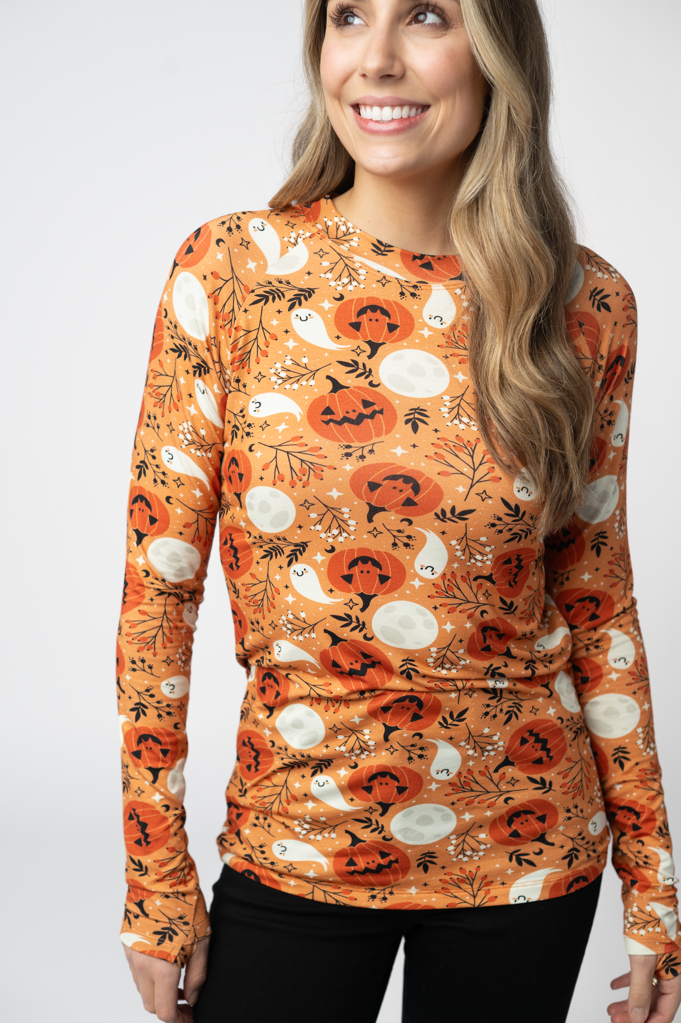 Michelle Mae Blair Long Sleeve Top - Spooky Autumn