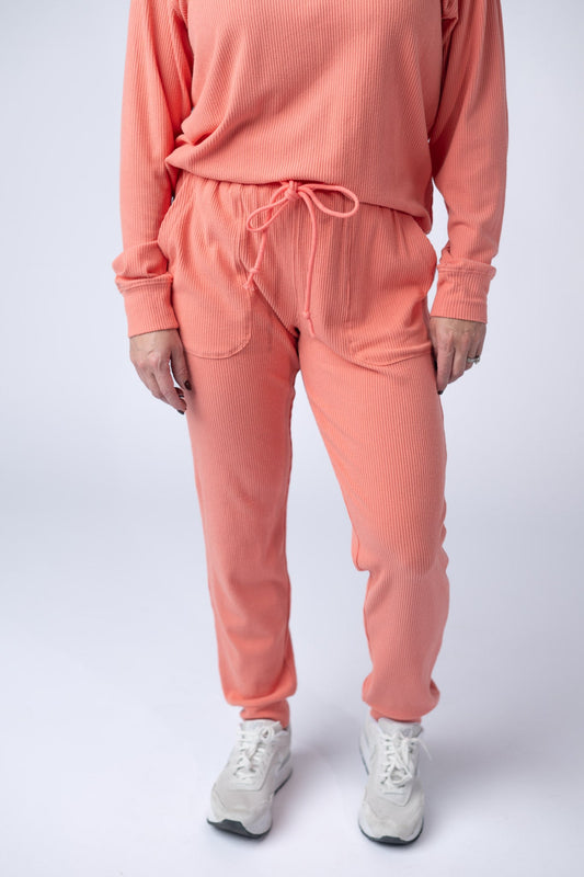 Michelle Mae Corrine Joggers - Coral
