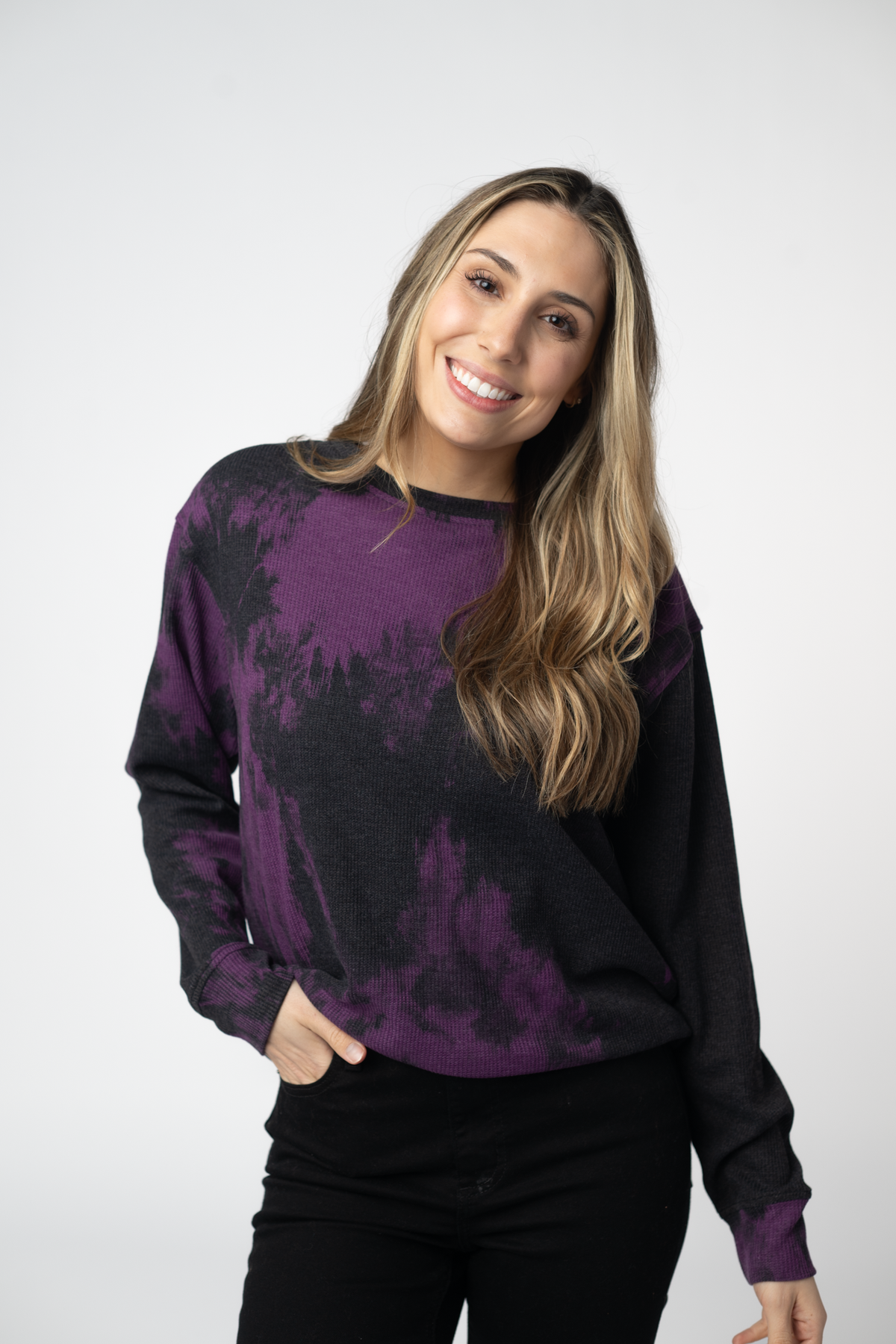 Michelle Mae Twilight Tie Dye Pullover