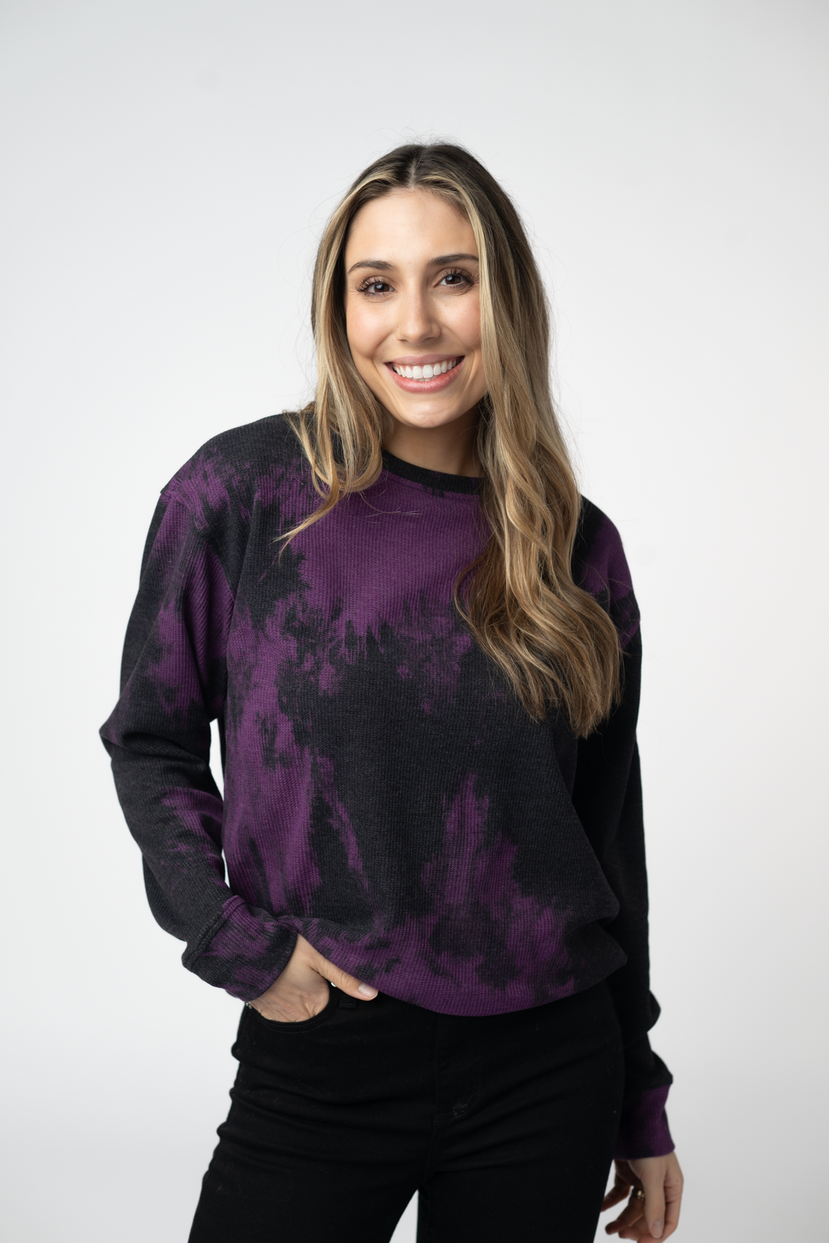 Michelle Mae Twilight Tie Dye Pullover