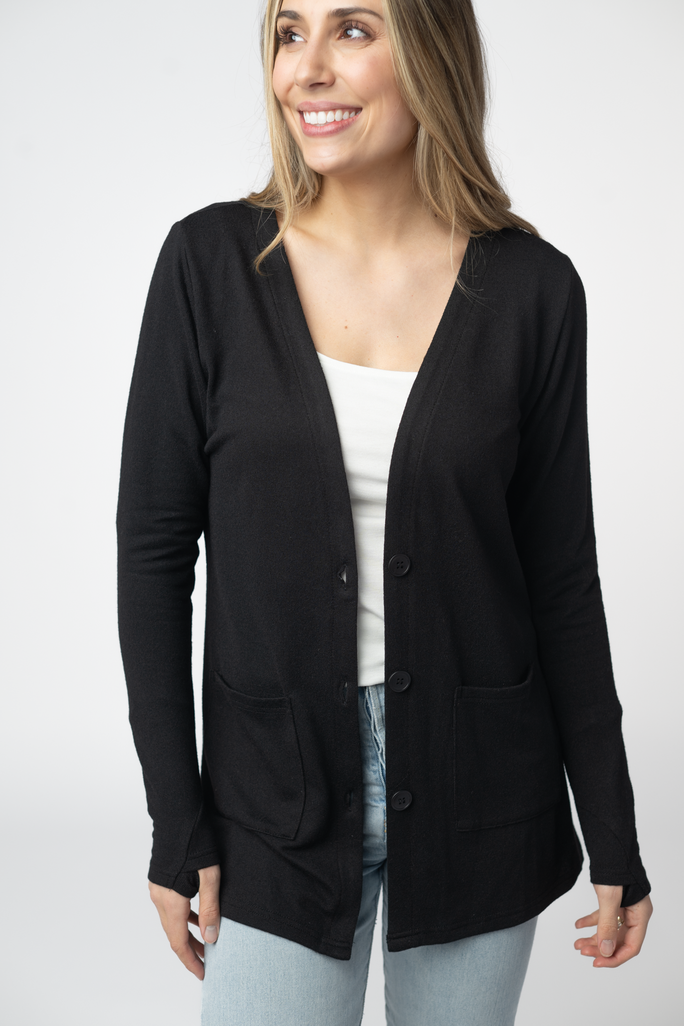 Michelle Mae Cori Cardigan - Black