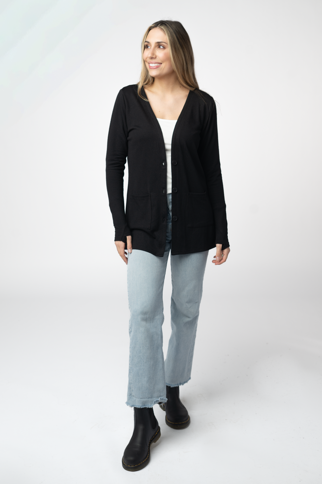 Michelle Mae Cori Cardigan - Black