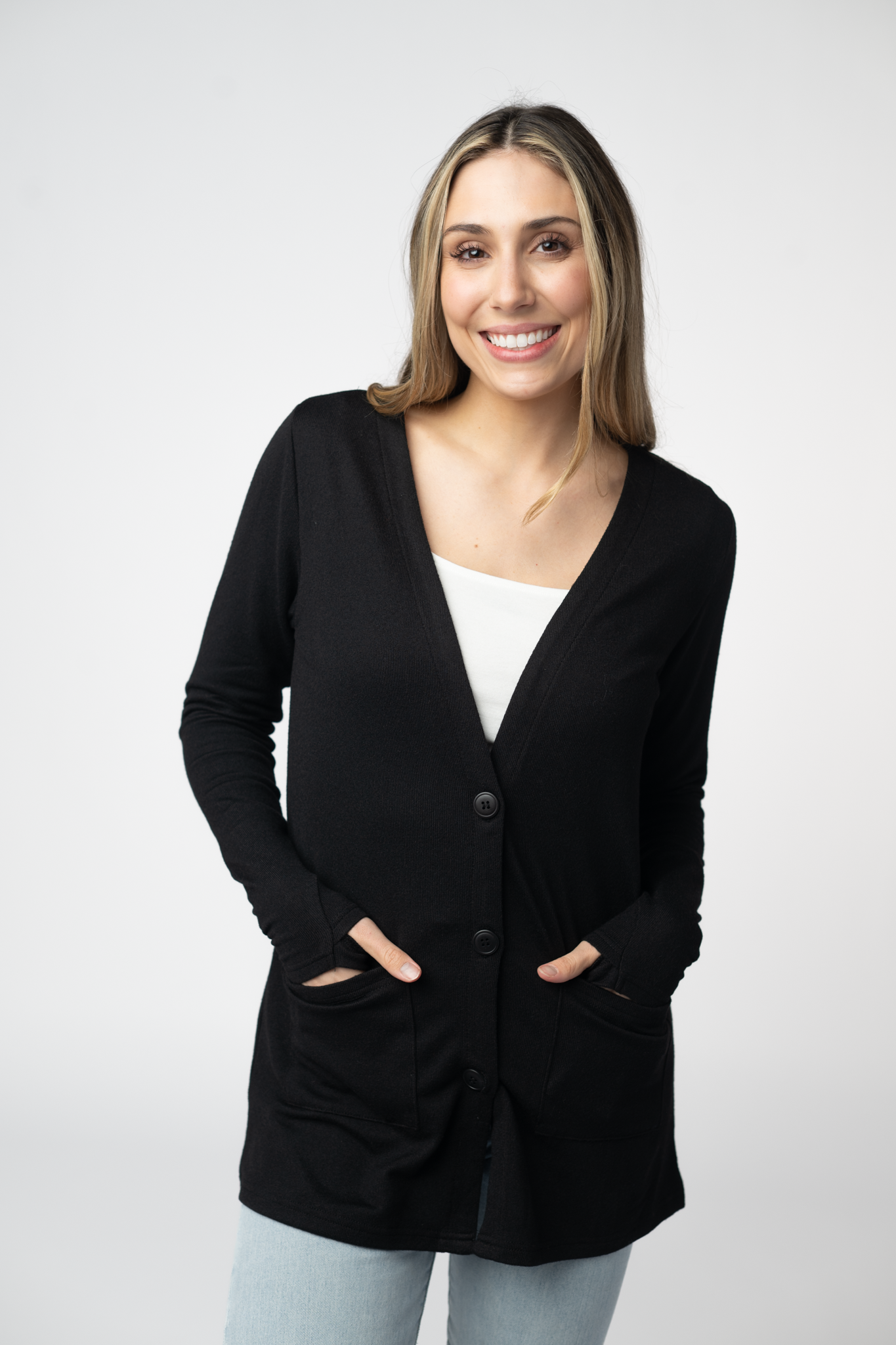 Michelle Mae Cori Cardigan - Black