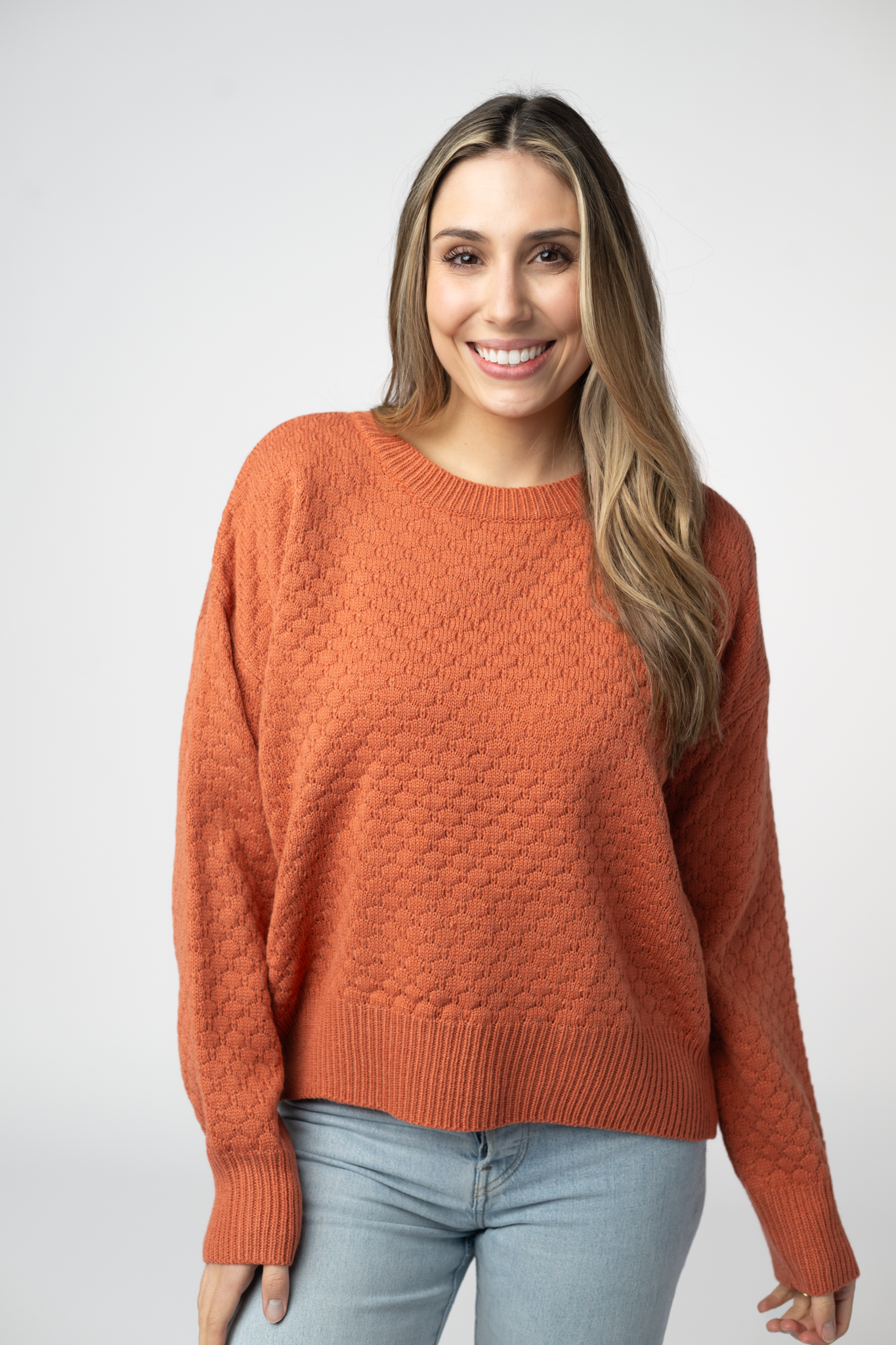Michelle Mae Gianna Pullover Sweater - Pumpkin