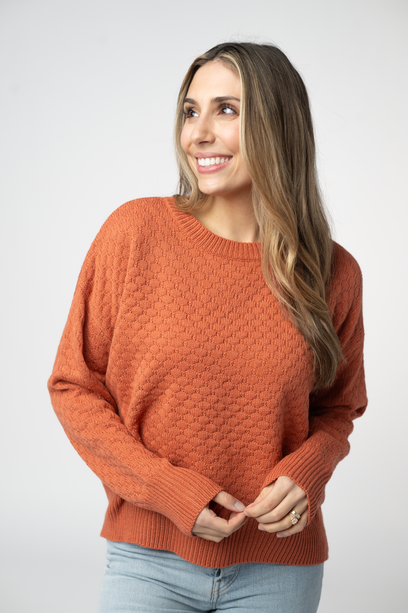 Michelle Mae Gianna Pullover Sweater - Pumpkin