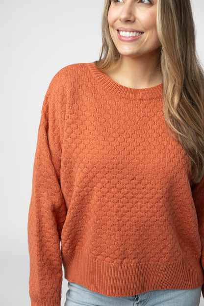 Michelle Mae Gianna Pullover Sweater - Pumpkin