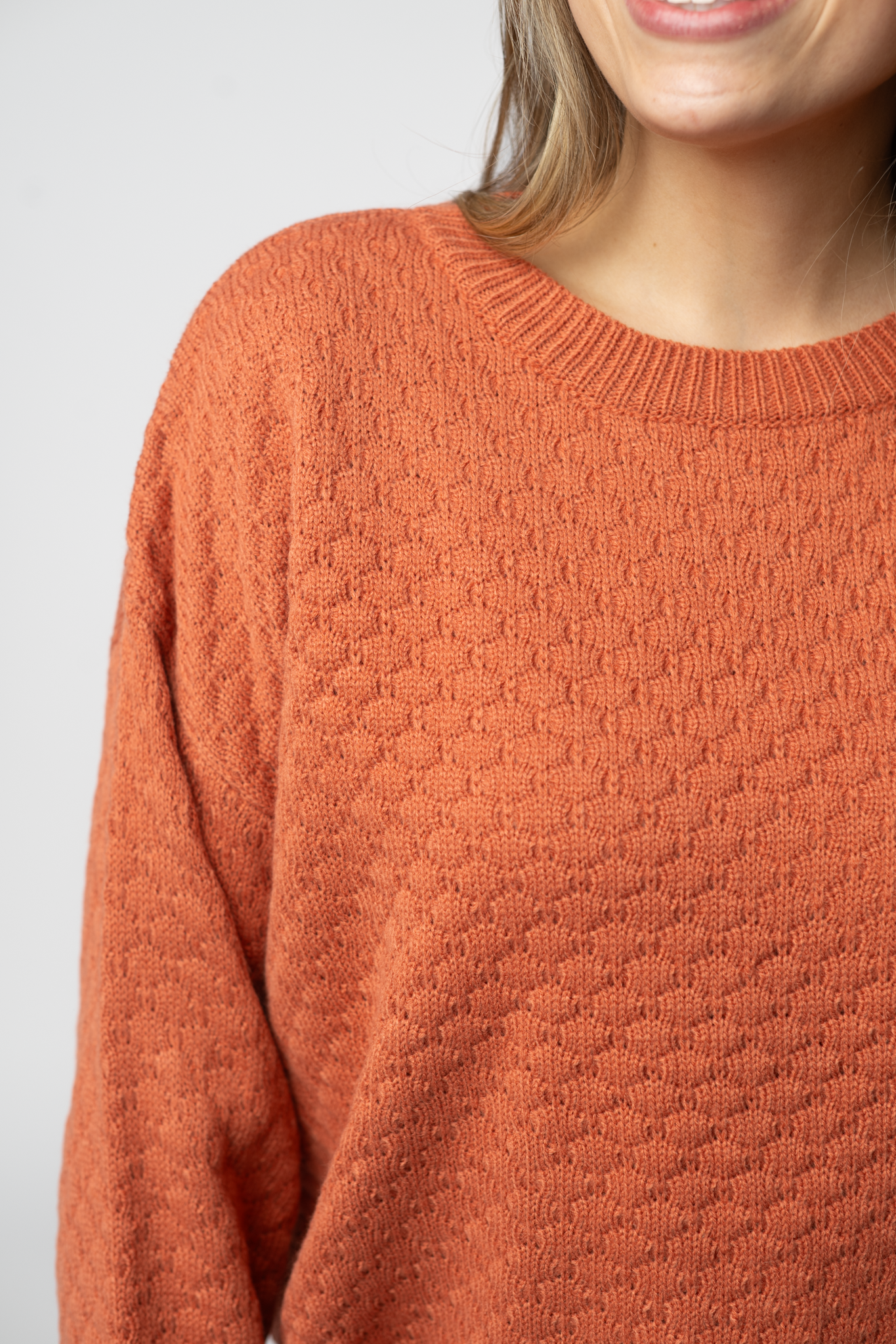 Michelle Mae Gianna Pullover Sweater - Pumpkin