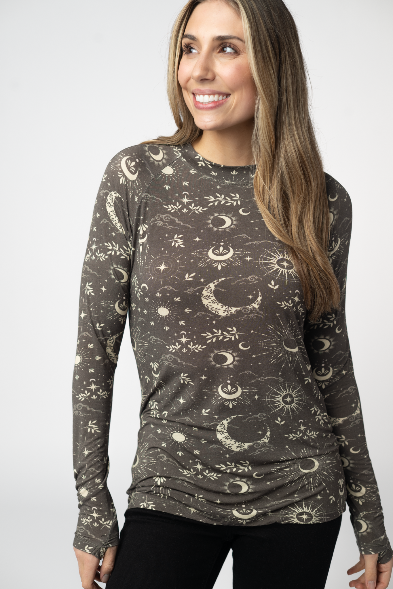 Michelle Mae Blair Long Sleeve Top - Celestial Nights