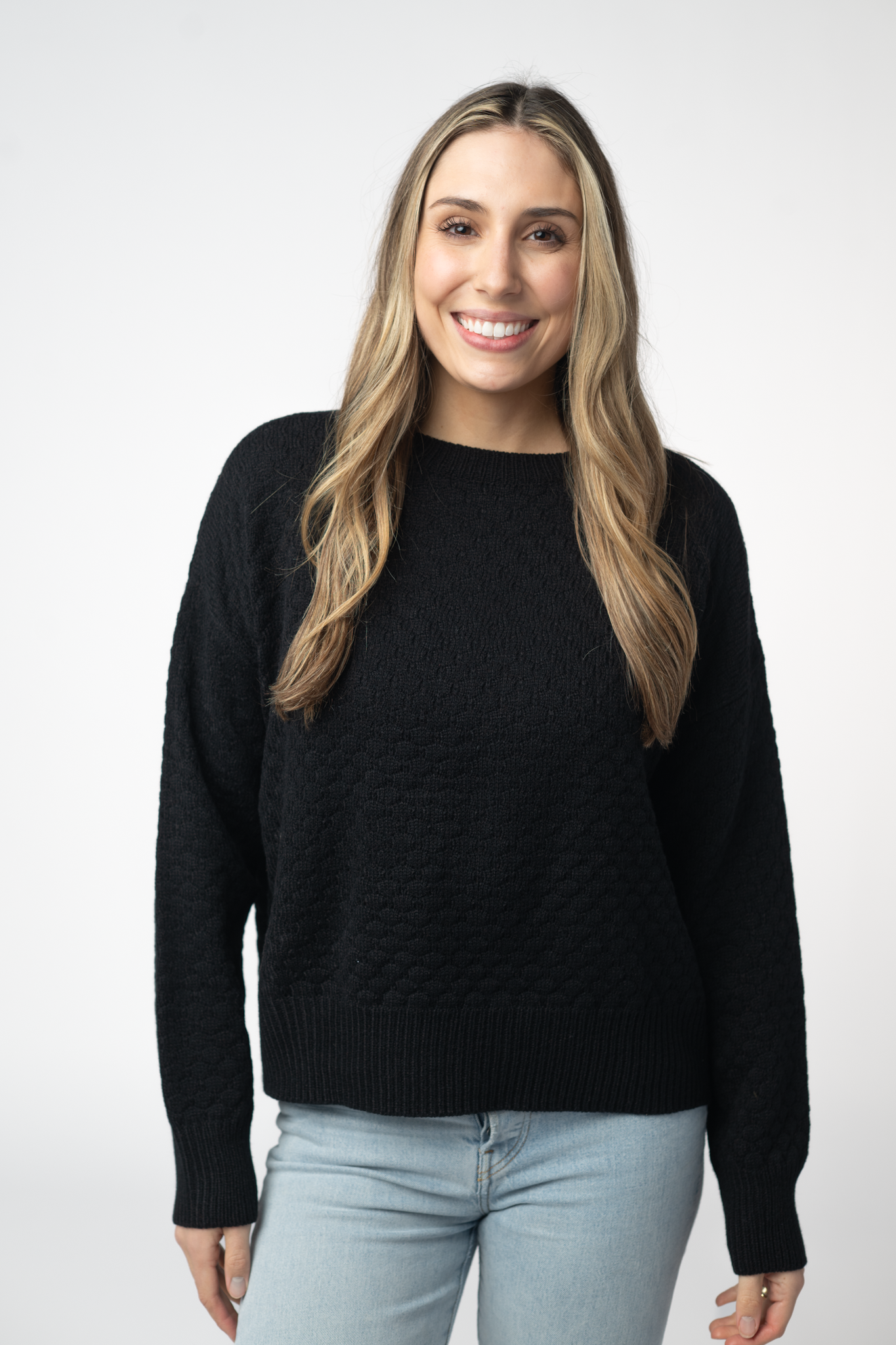 Michelle Mae Gianna Pullover Sweater - Black