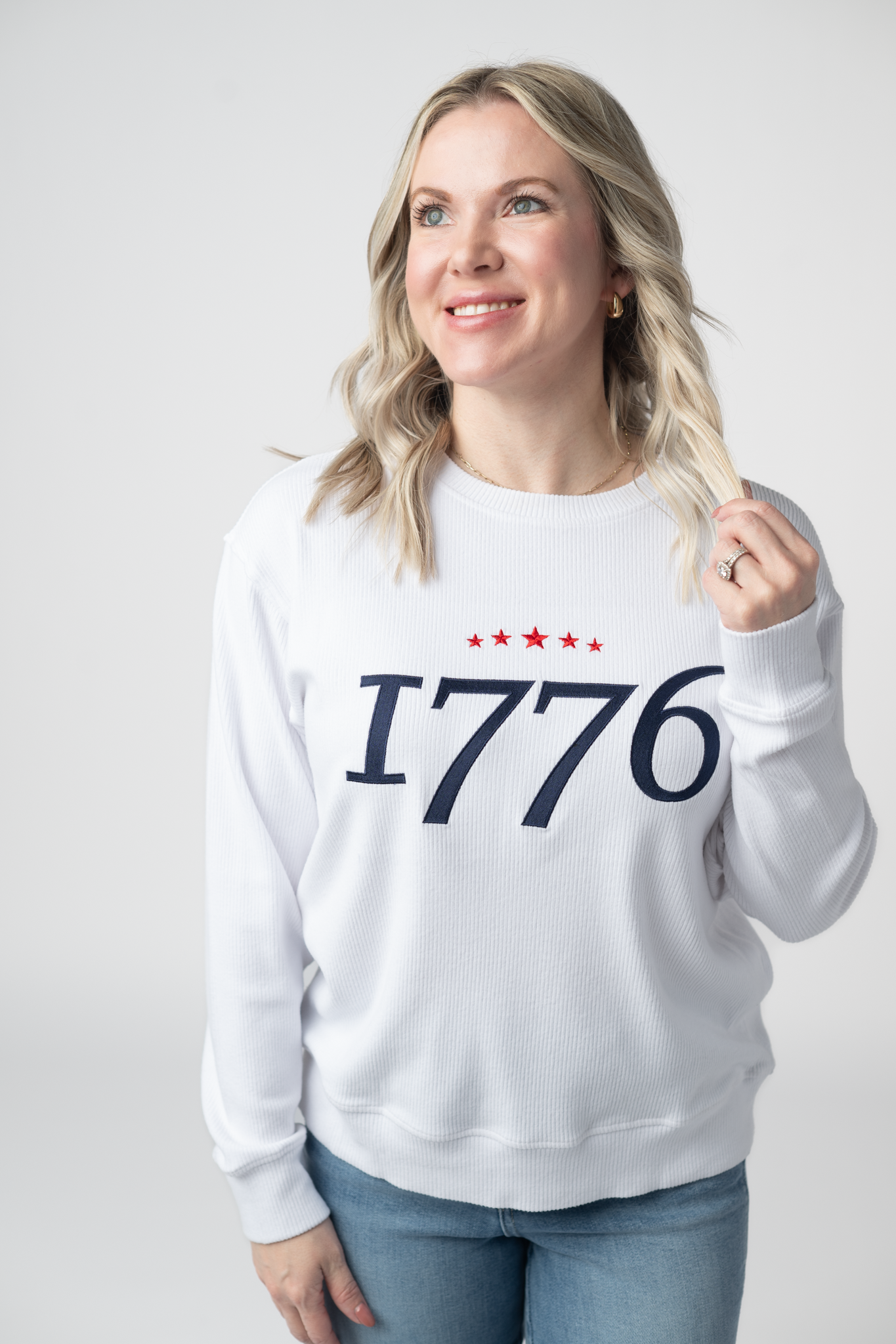Michelle Mae Corrine Embroidered Pullover Top - 1776