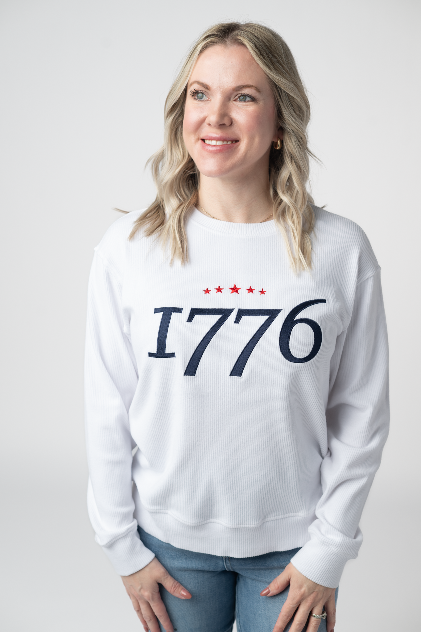 Michelle Mae Corrine Embroidered Pullover Top - 1776