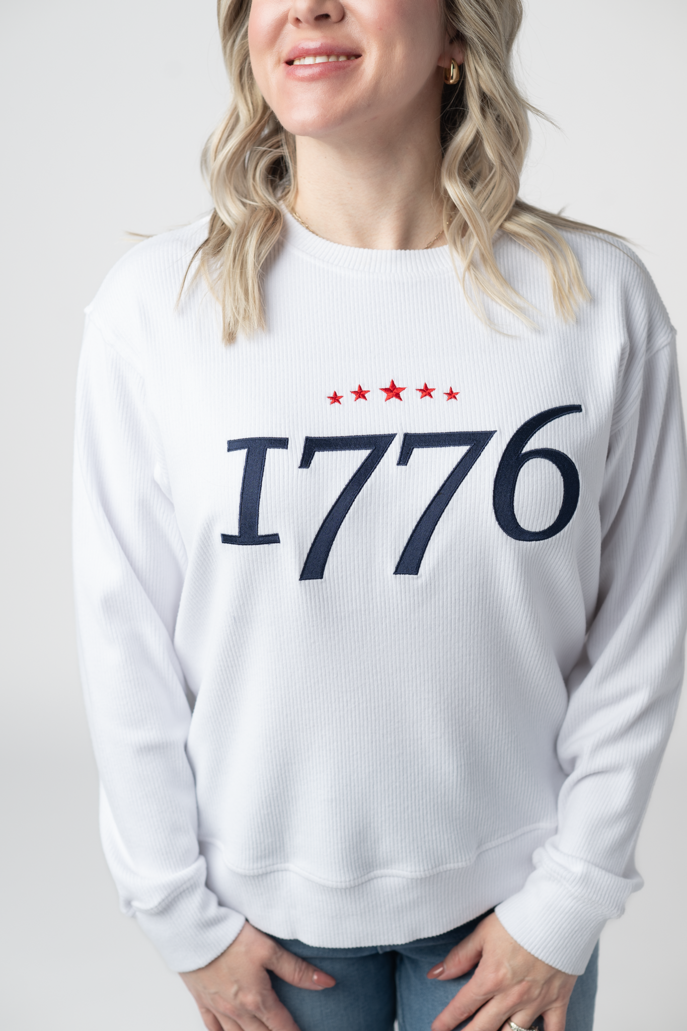 Michelle Mae Corrine Embroidered Pullover Top - 1776