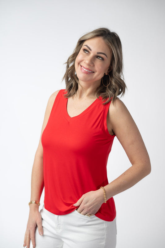 Michelle Mae Noelle Tank - Red