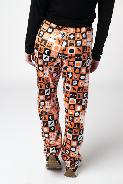 Michelle Mae  Lounge Pants - Trick-Or-Treat Checkered