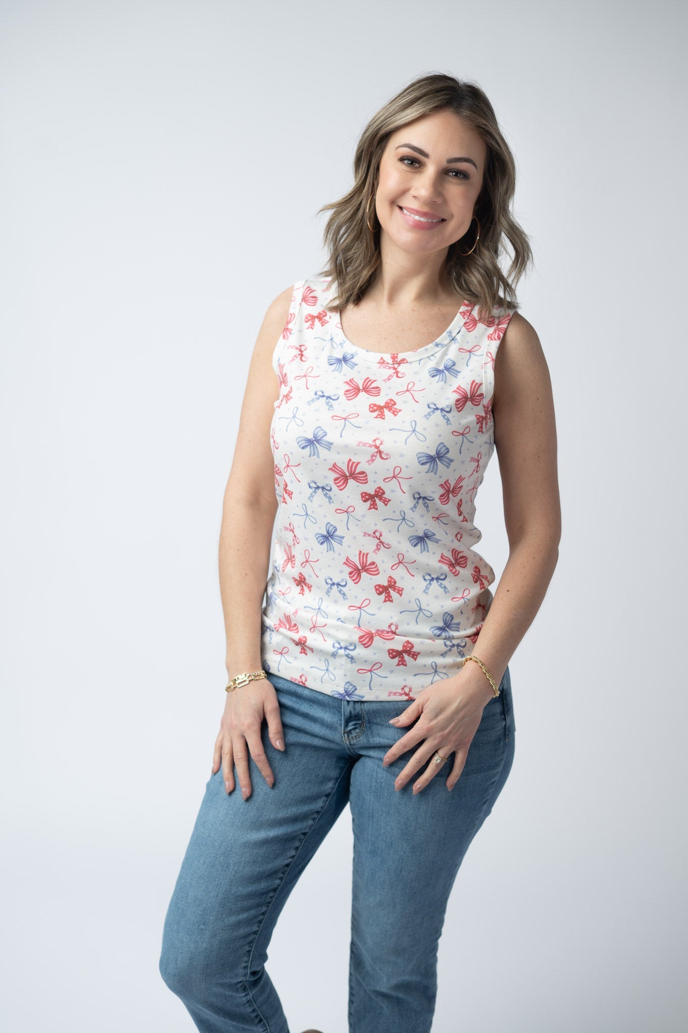 Michelle Mae Ava Tank - American Bows