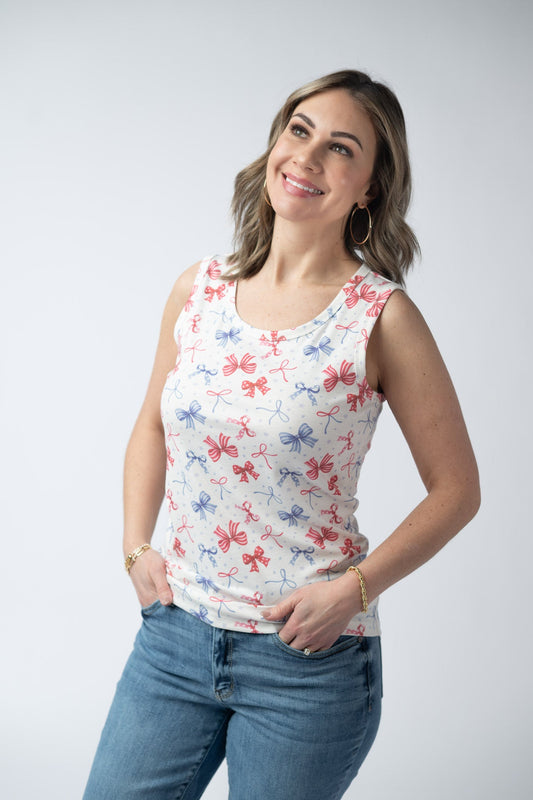 Michelle Mae Ava Tank - American Bows