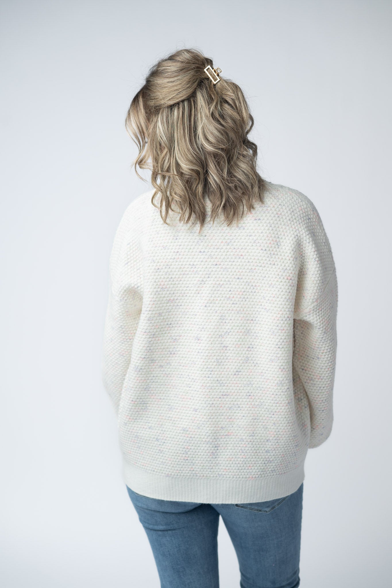 Michelle Mae Kinsley Cardigan - Purple, Pink, and Green