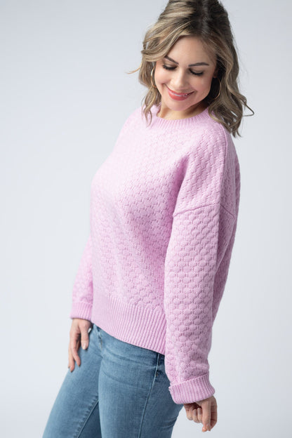 Michelle Mae Gianna Pullover Sweater - Pink
