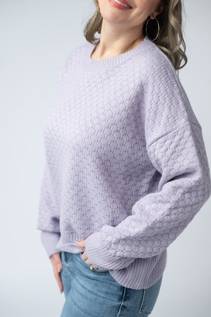 Michelle Mae Gianna Pullover Sweater - Lavender