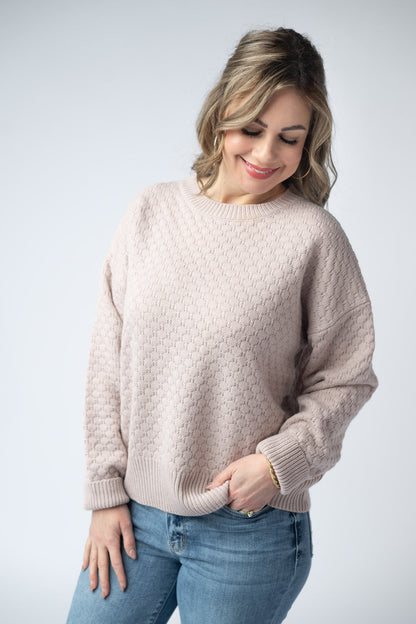 Michelle Mae Gianna Pullover Sweater - Neutral