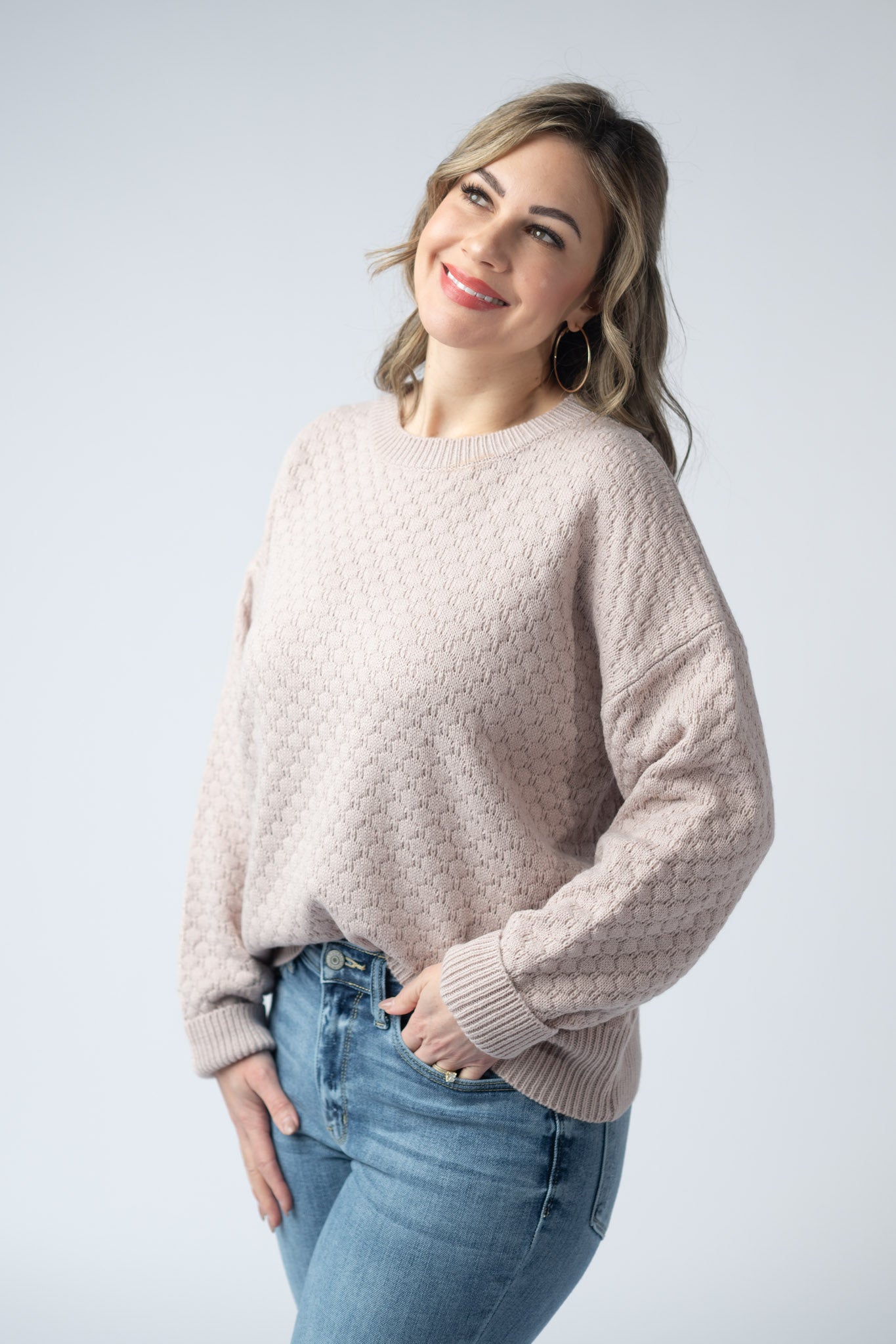 Michelle Mae Gianna Pullover Sweater - Neutral
