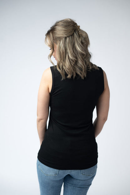 Michelle Mae Ava Tank - Black