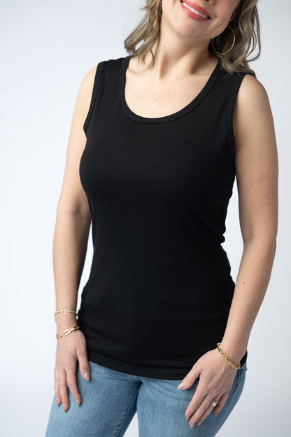 Michelle Mae Ava Tank - Black