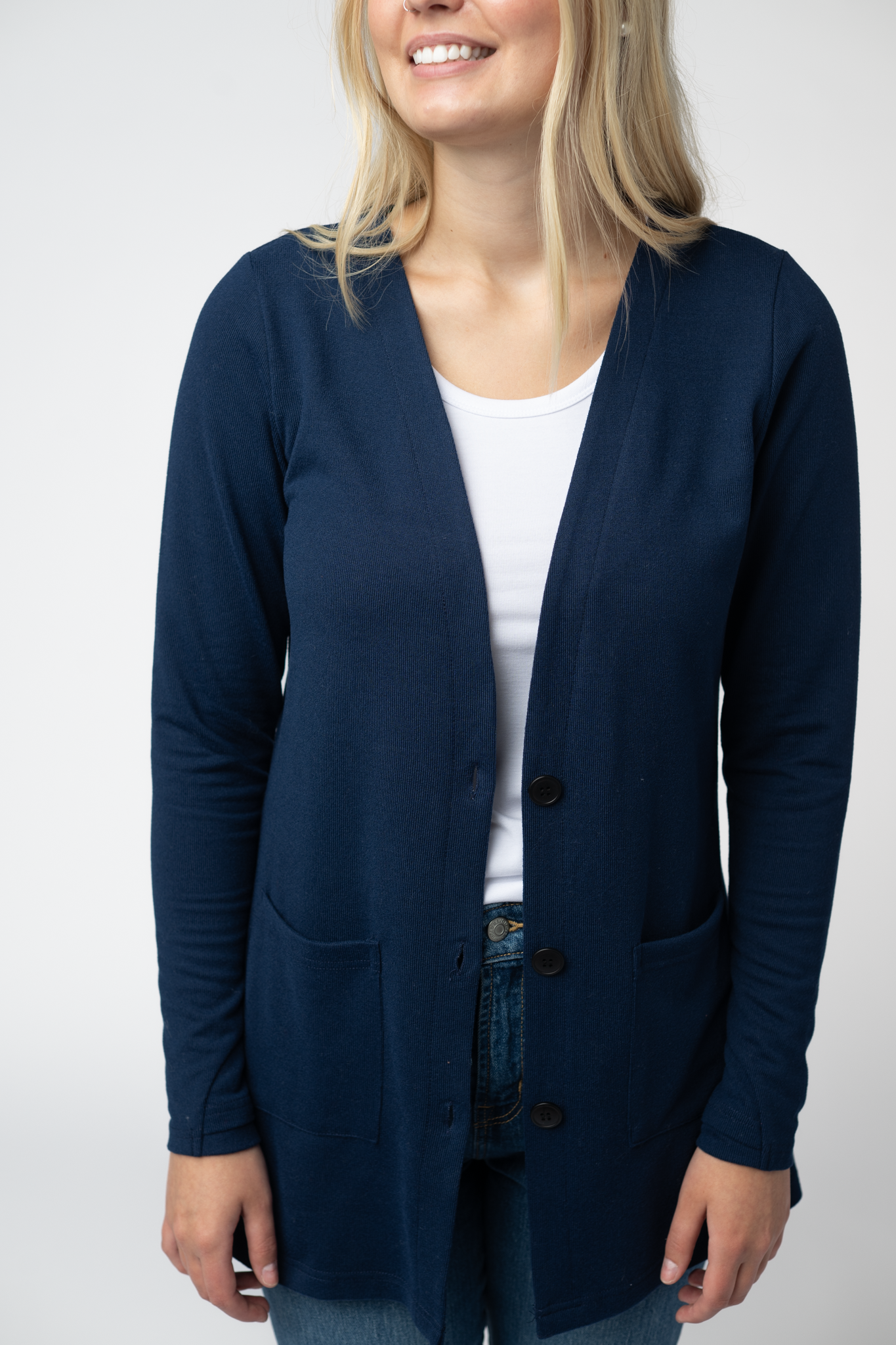 Michelle Mae Cori Cardigan - Navy