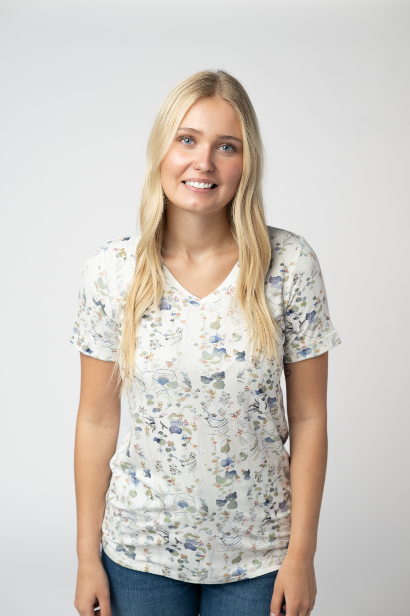 Michelle Mae Sophie Top - Olive Meadow