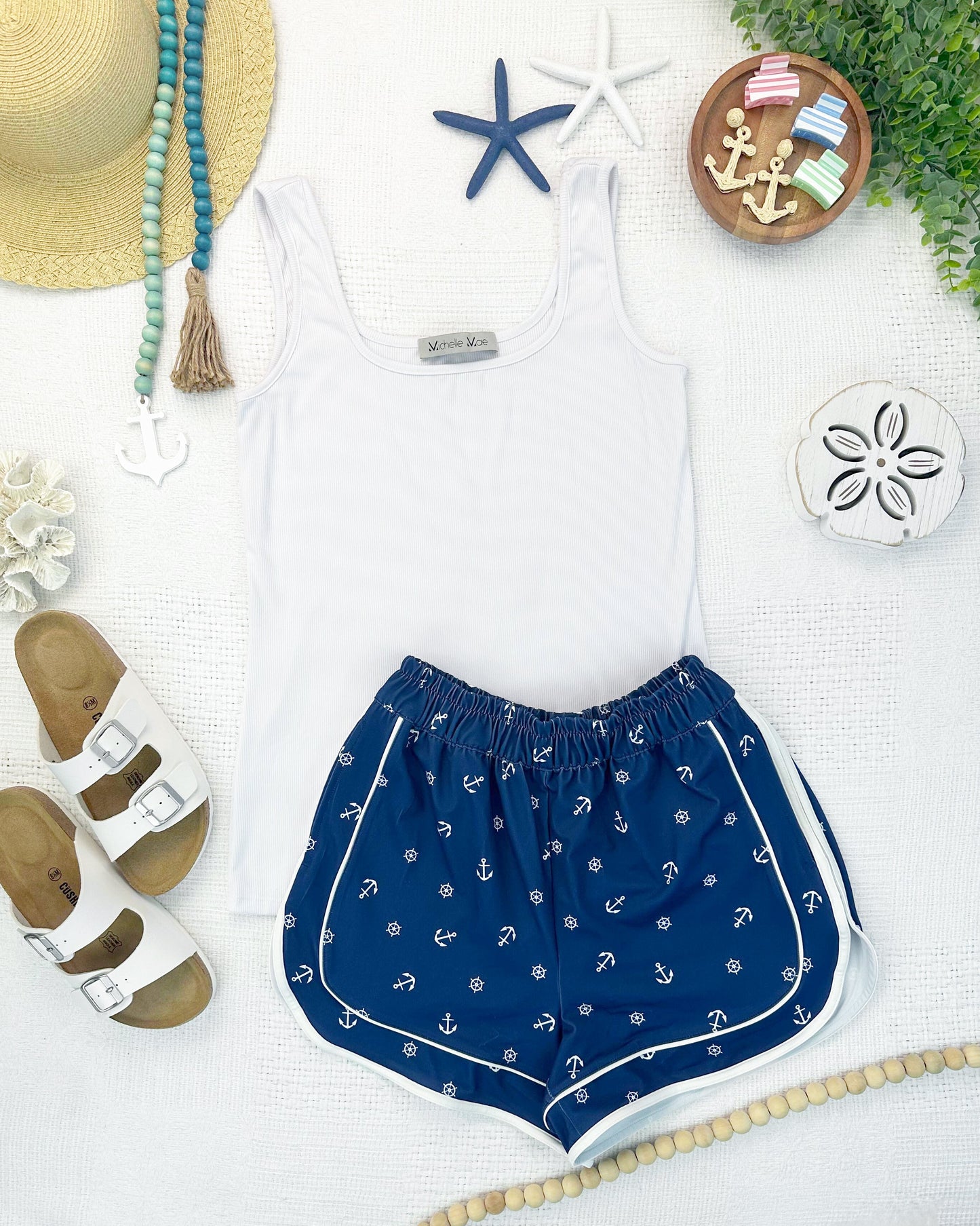 Michelle Mae Dolphin Shorts - Nautical Navy