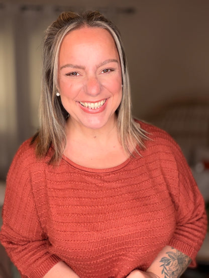 Slouchy Gal Off Shoulder Textured Top
