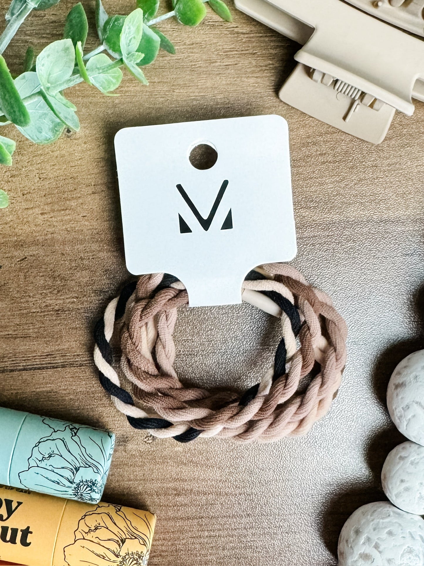 Michelle Mae Hair Tie Bracelet Sets - Neutral Ropes | Hair Accessories