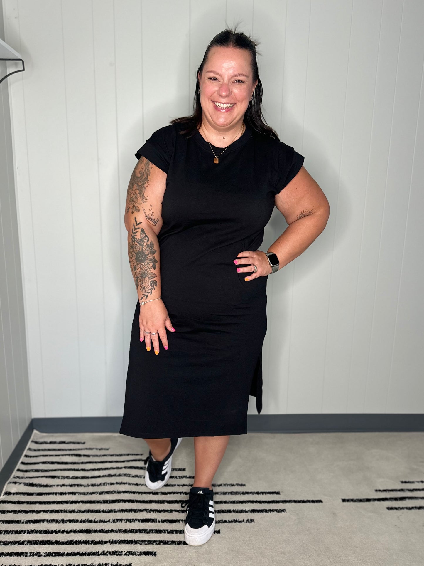 Sweet Like That Casual Dress in Black