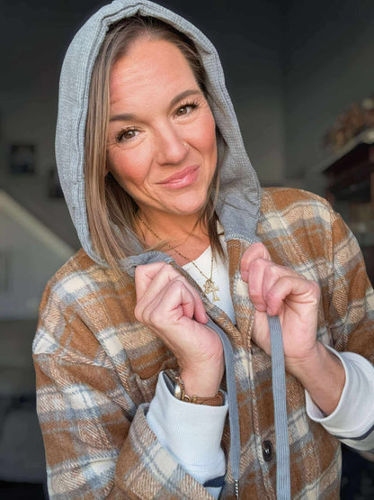 The Cozy Check Shacket
