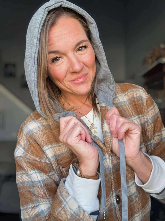 The Cozy Check Shacket