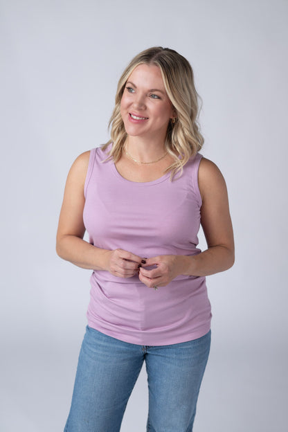 Michelle Mae Ava Tank - Lilac