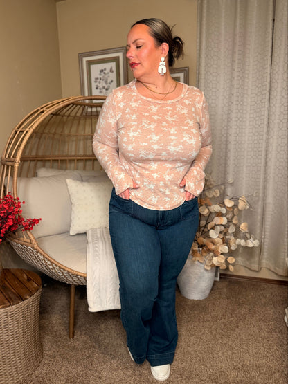 Mackenzie High Waist Flare with Vintage Pocket