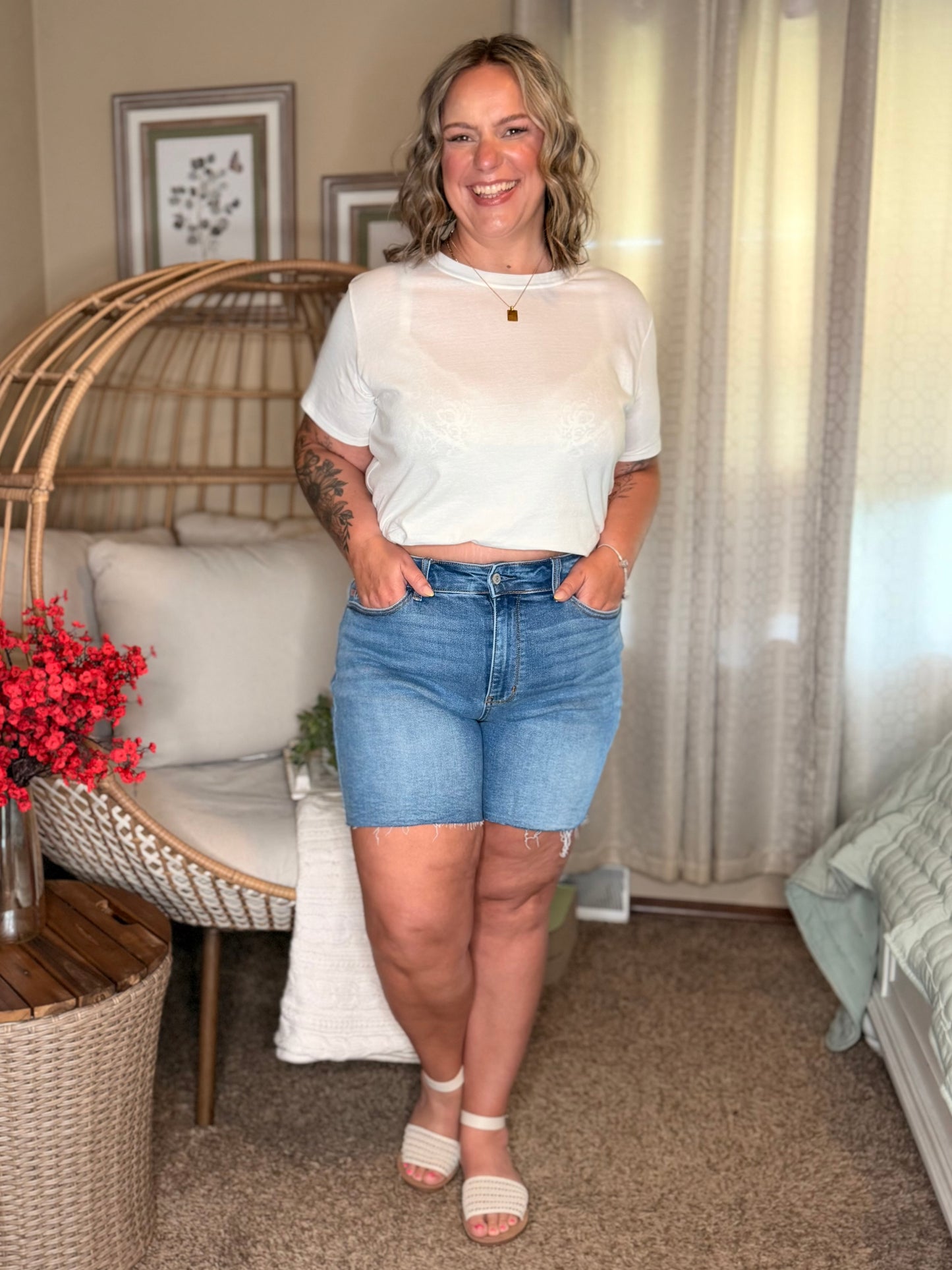 Willa High Rise Cutoff Shorts
