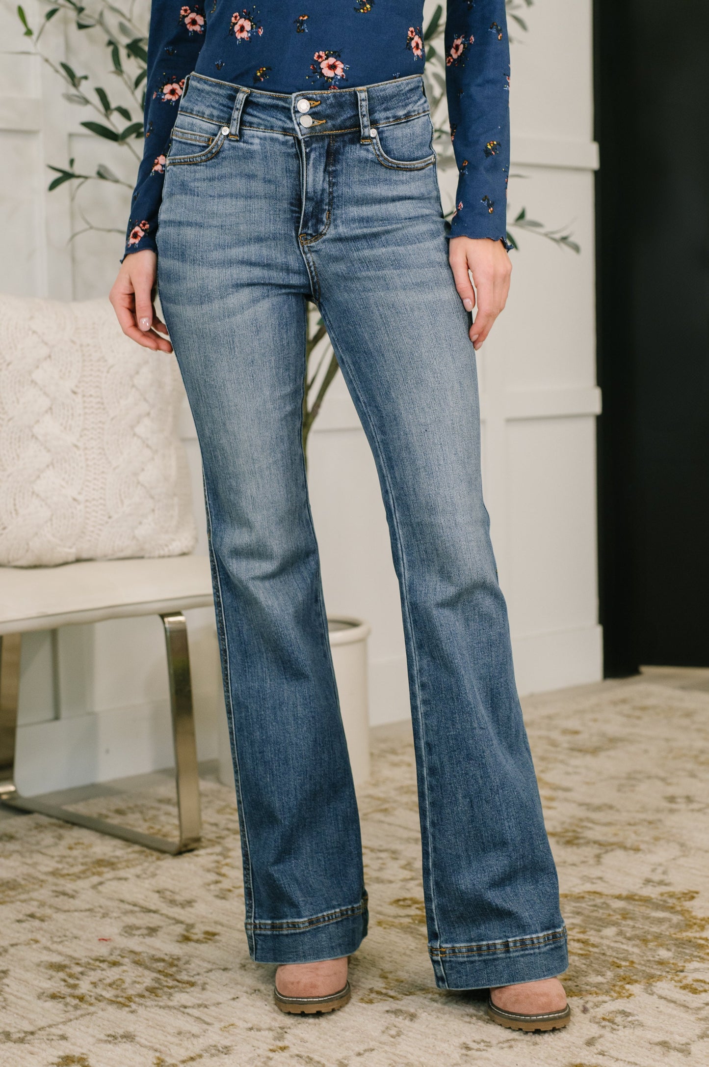 The Eva Hourglass Flare Jeans