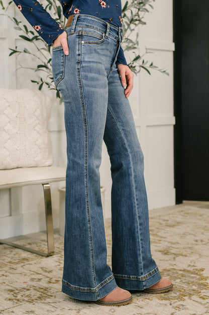 The Eva Hourglass Flare Jeans