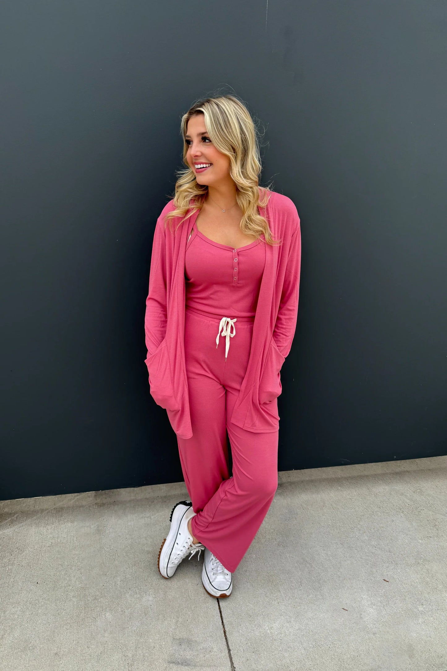 PREORDER- SOFT LANDING ROMPER & CARDIGAN SET