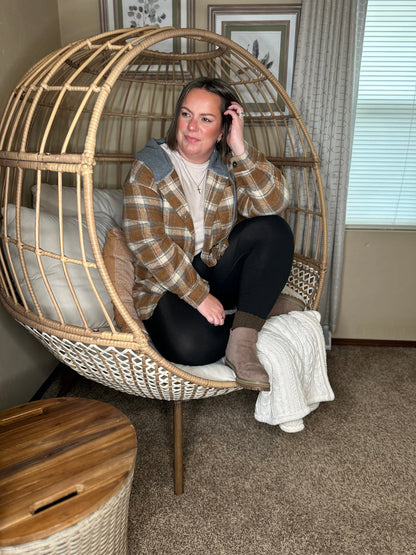 The Cozy Check Shacket