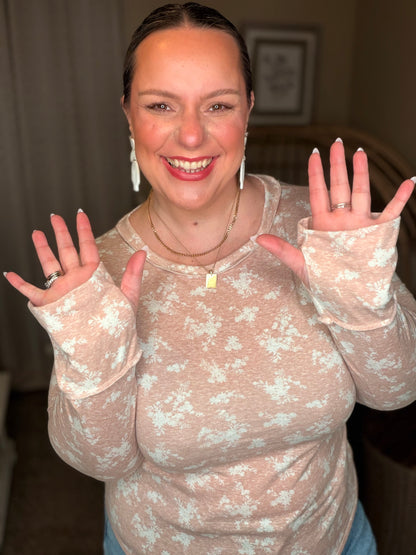 Literally Obsessed with Me Long Sleeve Top in Olive