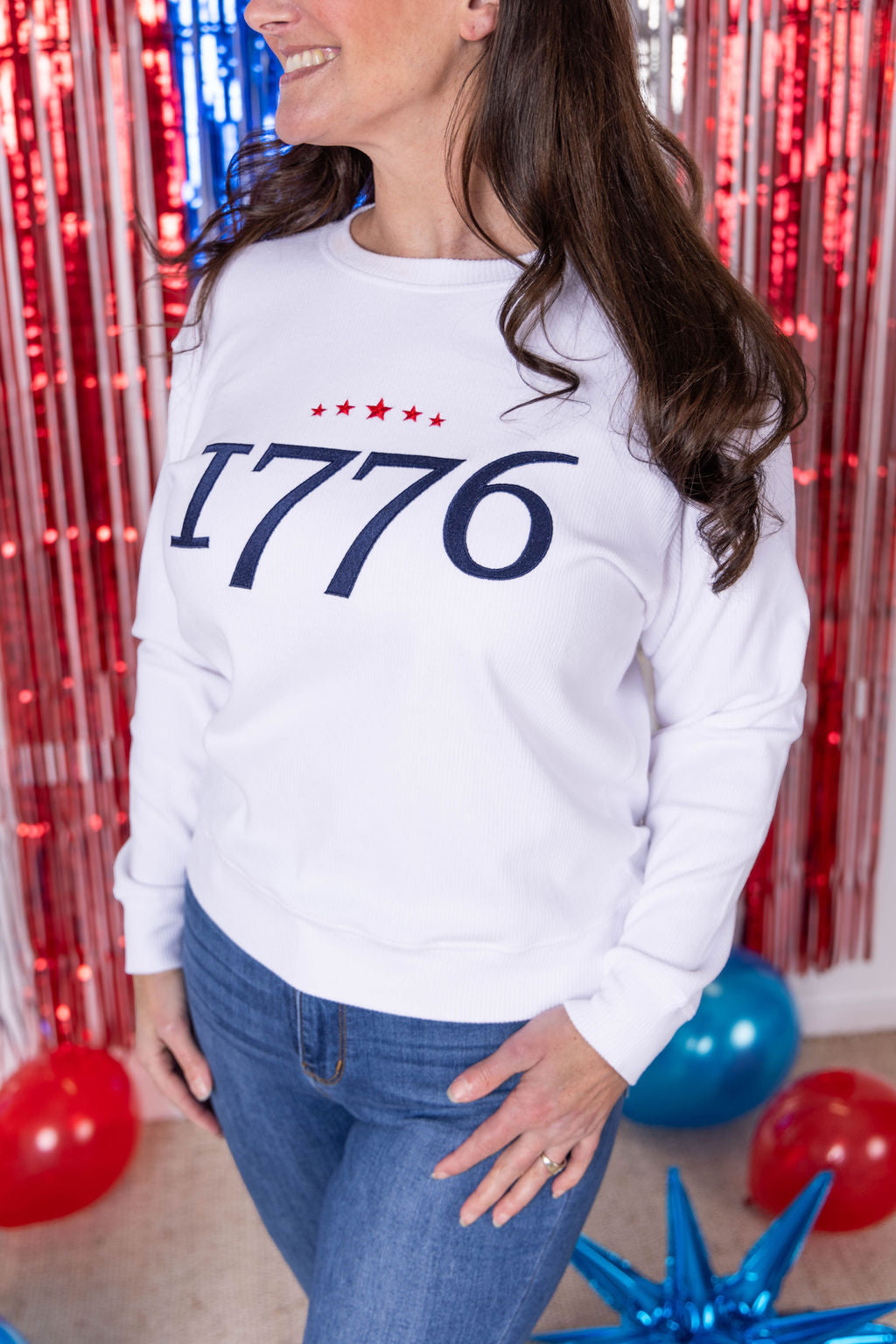 Michelle Mae Corrine Embroidered Pullover Top - 1776