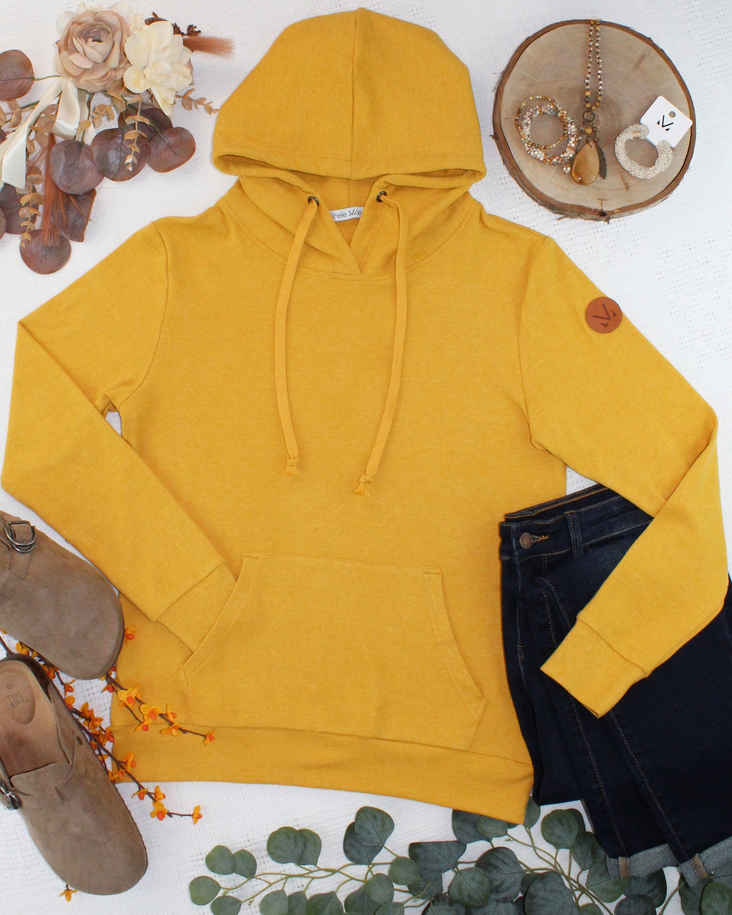 Michelle Mae Hailey Hoodie - Mustard