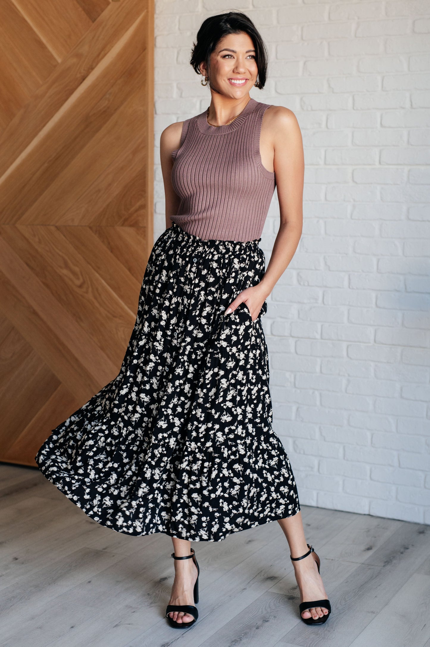 Fielding Flowers Floral Skirt